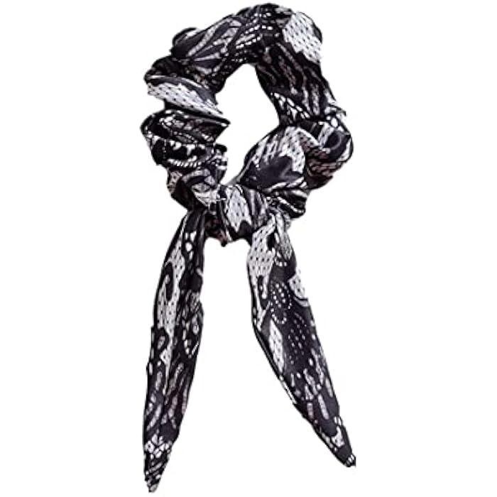 Azeez Floral lace Scrunchies- one size
